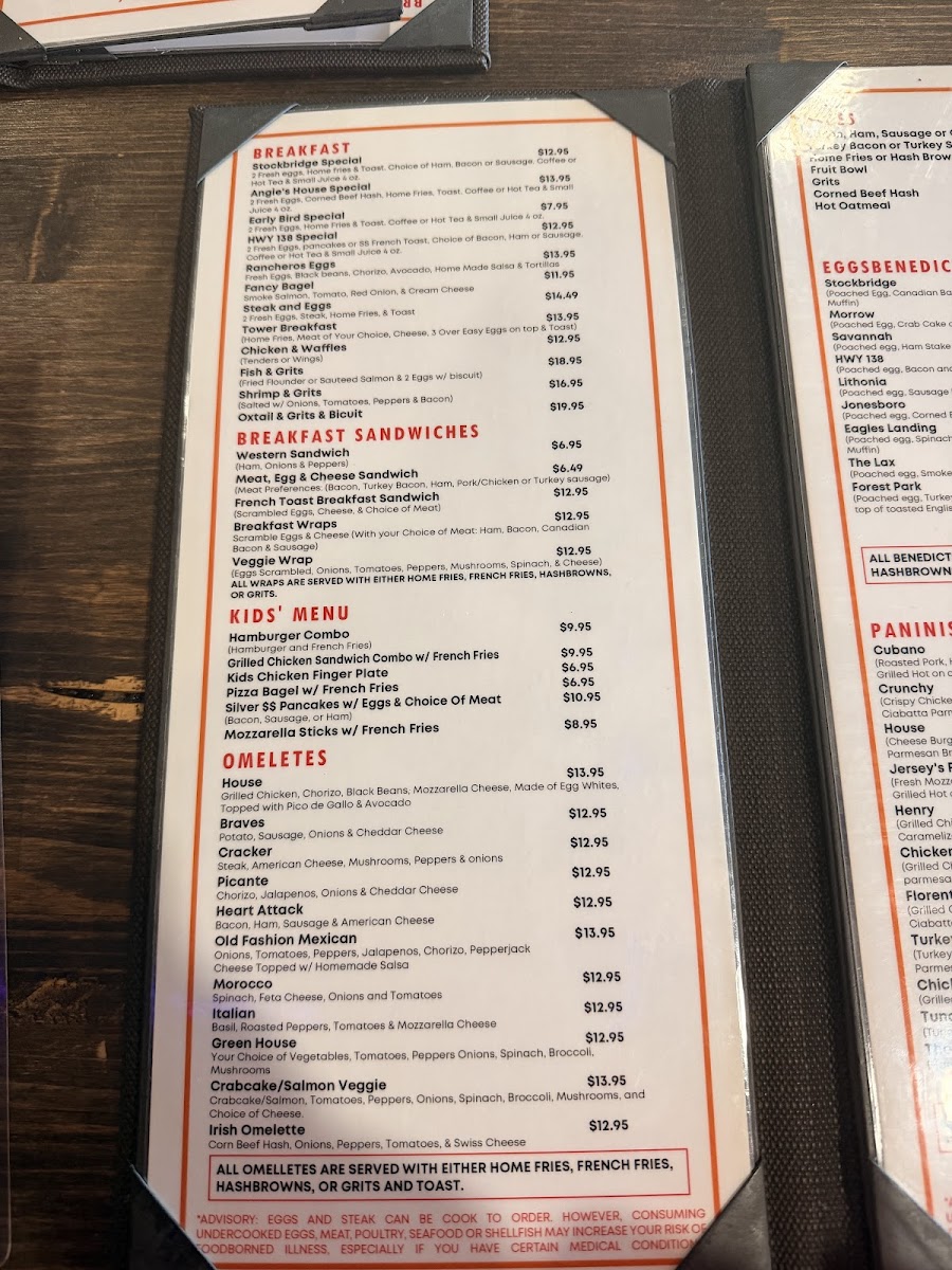 Menu Angie’S Cafe Stockbridge-7